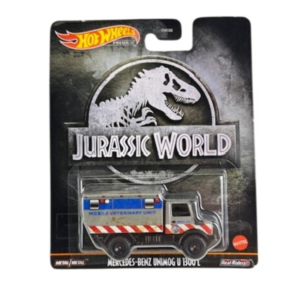 Hot Wheels Jurassic World Mercedes-Benz Unimog U 1300 L Diecast Car Model 1/64